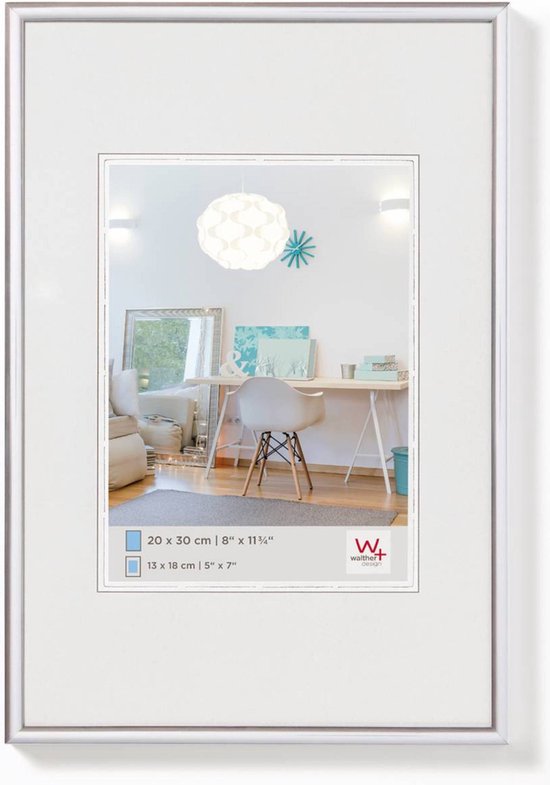 Walther New Lifestyle - Cadre photo - 20x30cm - Argent