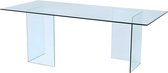 Eettafel COLEDON - 8 personen - Gehard glas L 210 cm x H 75 cm x D 90 cm