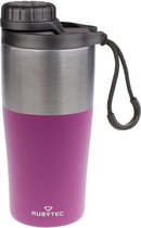Rubytec Shira Bigshot - Vacuüm Drinkfles - 350 ml - Isolatiebeker - Handige Drinktuit - Lekvrije Drinkdop - Urenlang Koud of Warm Drinken - Lekvrij - BPA-vrij - Fuchsia