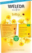 WELEDA - Valuepack Shampoo & Douchecrème en Billenbalsem - Baby & Kind - Calendula - 100% natuurlijk