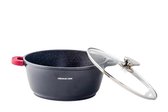 Mischler Cook Kookpan met deksel - 32 cm - 9,3 L - Zwart