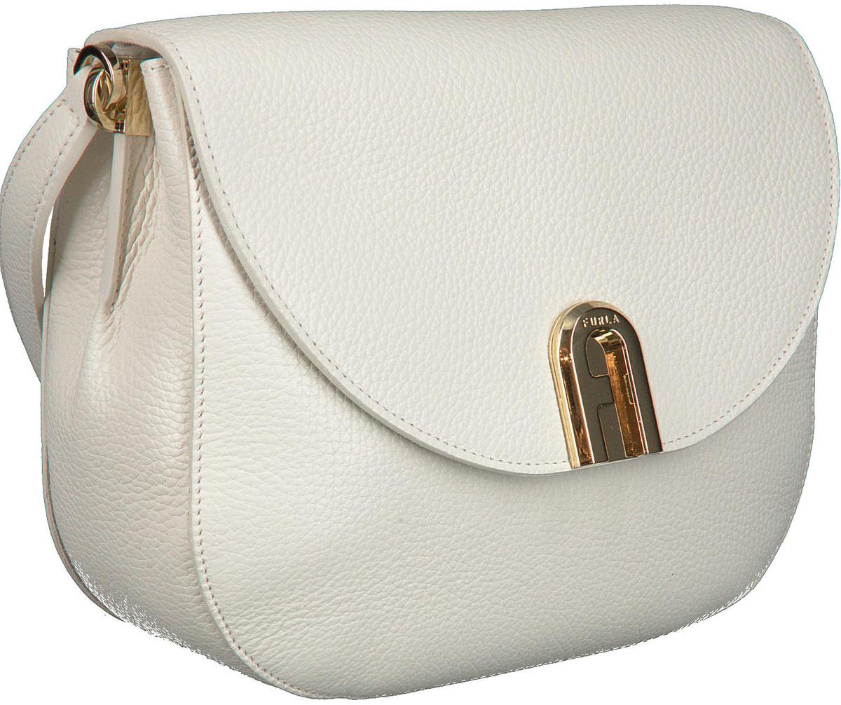 Furla Dames Schoudertassen Sleek S Crossbody Wit