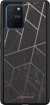 Samsung S10 Lite hoesje - Marble | Marmer grid | Samsung Galaxy S10 Lite case | Hardcase backcover zwart