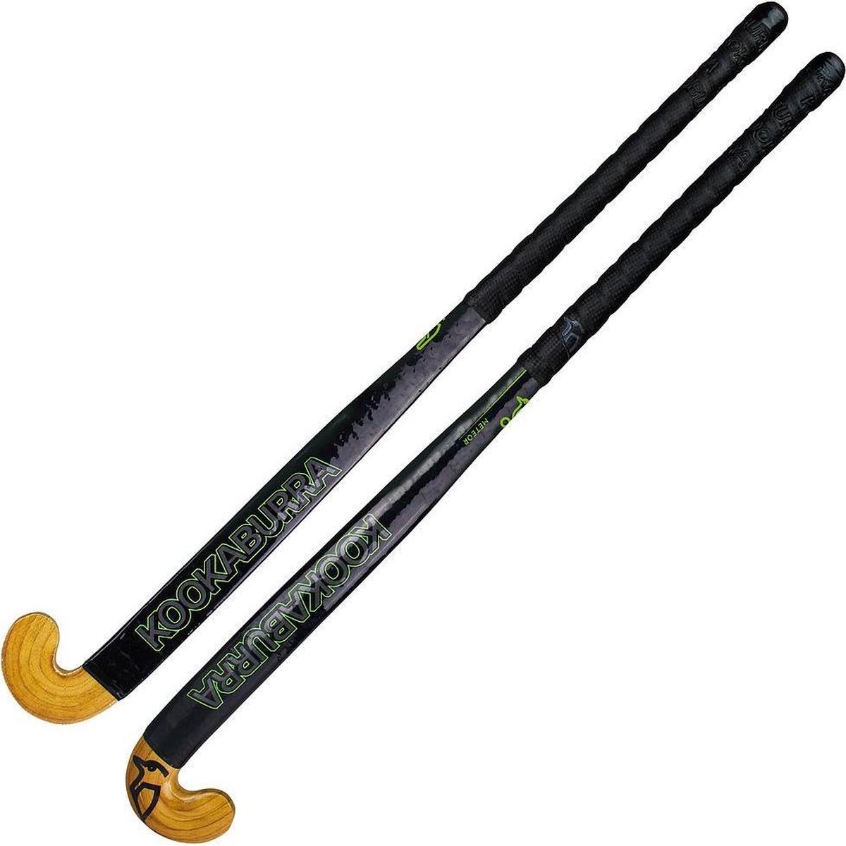 Kookaburra Hockeystick Meteor Hout/fiberglas 30 Inch Zwart