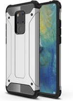 Magic Armor TPU + PC Combination Case voor Huawei Mate 20 X (zilver)