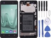 Let op type!! LCD Screen and Digitizer Full Assembly with Frame for Wiko Lenny 3(Black)