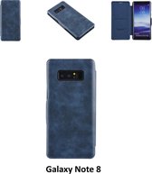 UNIQ Accessory Blauw hoesje Galaxy Note 8 - Luxe Book Case (N950F)