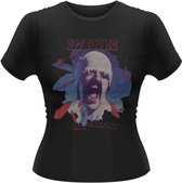 Scorpions Dames Tshirt -XL- Black Out Zwart