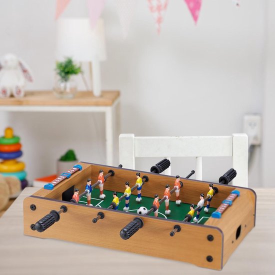 table de baby-foot relaxdays - modèle de table de jeu de football