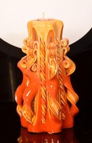 Gesneden Kaars XXL, hoogte:23 cm  s/n 50653  Candles by Milanne