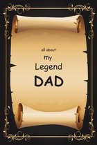 All About My Legend Dad, Memorise And Jokes with my daddy