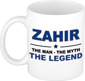 Zahir The man, The myth the legend cadeau koffie mok / thee beker 300 ml