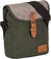 New-Rebels® Creek Small Flap Donkergroen/Anthracite I | Schoudertas