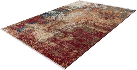 Flycarpets Modern Vloerkleed Colonia - Kleur: Rood - Afmeting: 200x290cm