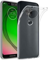 Hoesje Geschikt voor: Motorola Moto G7 en G7 Plus - Silicone - Transparant