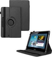Universele Tablet Hoes voor 7 inch Tablet - 360° draaibaar - Zwart