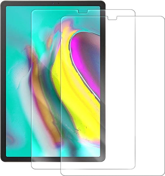 Screenprotector Glas Tempered 2 pack Geschikt Voor: Samsung Galaxy Tab S5e SM-T720/T725 0.3mm HD clarity Hardness Glass