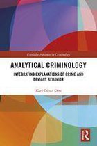 Routledge Advances in Criminology - Analytical Criminology
