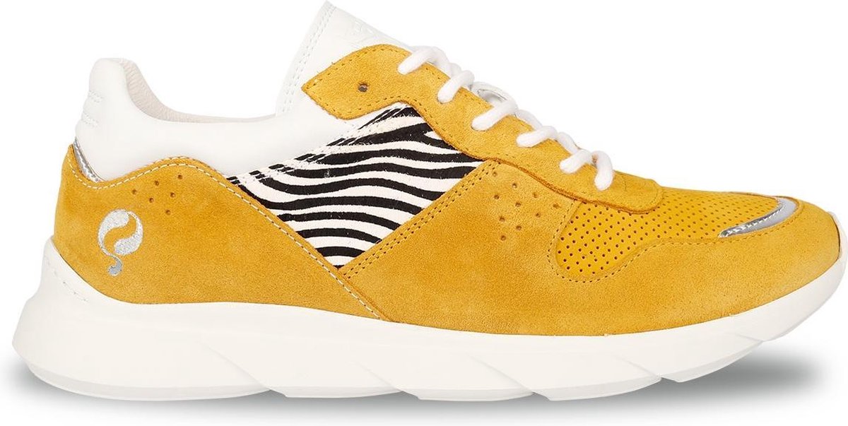 Dames Sneaker Hillegom - Oker geel | bol.com