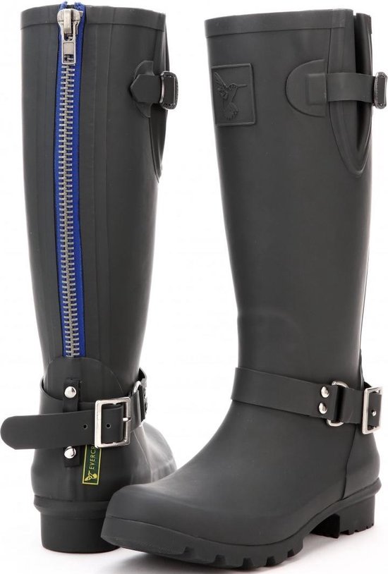 Evercreatures Regenlaarzen Diesel Charcoal 36 | bol.com