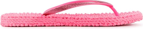 Ilse Jacobsen Vrouwen Rubber  80005056 /  Teenslipper - cheerful01 - Roze - Maat 38