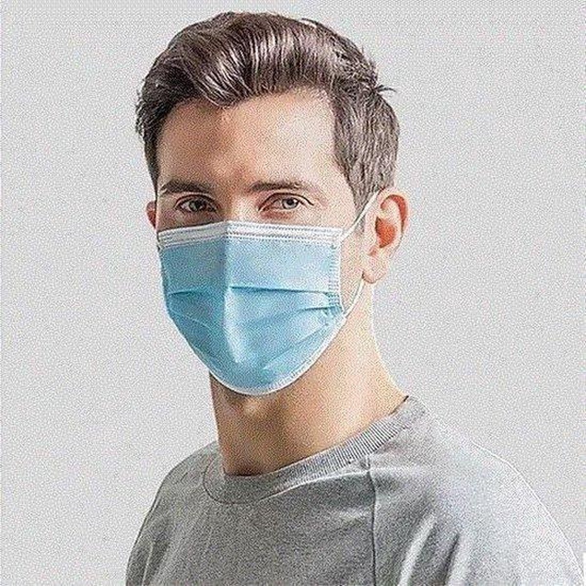 Bol.com Wegwerp beschermend masker - 20 stuks - Wegwerp Mondkapjes 3Laag - geschikt voor OV aanbieding