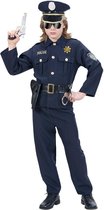 Widmann - Politie & Detective Kostuum - Politie Mr Arrest Kostuum Jongen - Blauw - Maat 116 - Carnavalskleding - Verkleedkleding