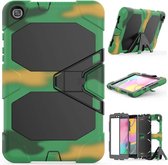 Samsung Galaxy Tab A (8 inch 2019) T290 Heavy Duty Case - Camouflage Groen