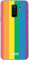 Samsung Galaxy A6 Plus (2018) Hoesje Transparant TPU Case - #LGBT #ffffff