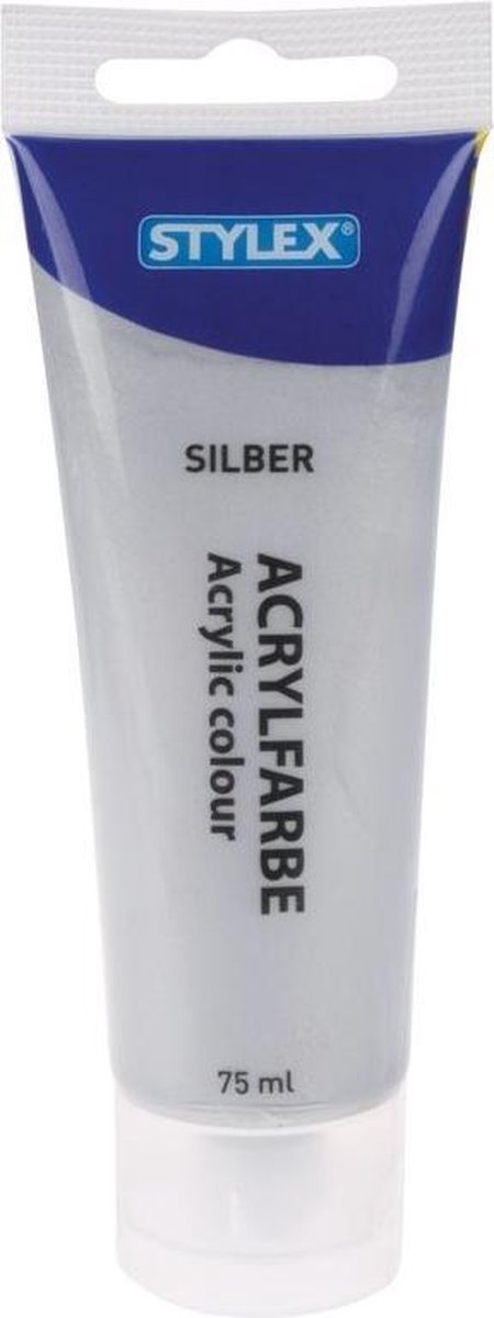 Stylex 28639 acrielverf 75 ml Zilver Koker