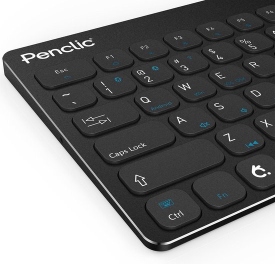 Penclic KB3 Compact Toetsenbord - Zwart - Bluetooth - Penclic