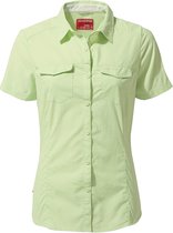 Craghoppers Blouse Adventure Ii Korte Mouw Dames Lichtgroen Maat 40