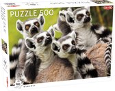 Tactic Legpuzzel Puzzel Animals: Lemurs 500 Stukjes