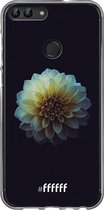 Huawei P Smart (2018) Hoesje Transparant TPU Case - Just a perfect flower #ffffff