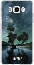 Samsung Galaxy J5 (2016) Hoesje Transparant TPU Case - Space Tree #ffffff