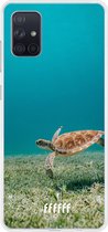 Samsung Galaxy A71 Hoesje Transparant TPU Case - Turtle #ffffff