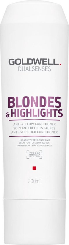 Goldwell Dualsenses Blondes Anti-Yellow Conditioner -200 ml - Conditioner voor ieder haartype