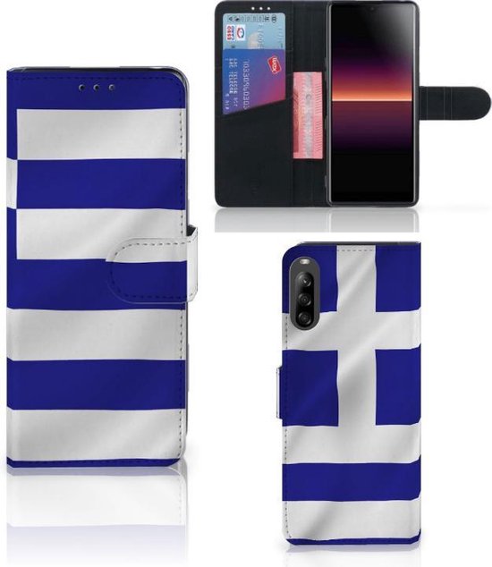 Ontleden Machtigen Ondoorzichtig Wallet Case Sony Xperia L4 GSM Hoesje Griekenland | bol.com