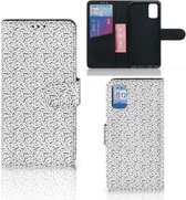 Flipcase Geschikt voor Samsung Galaxy A41 Telefoon Hoesje Stripes Dots