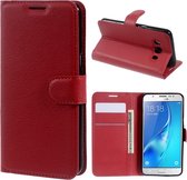 Book Case - Samsung Galaxy J5 (2016) Hoesje - Rood