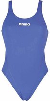 arena Solid Swim Tech High Badpak Dames blauw Maat DE 40 | US 36