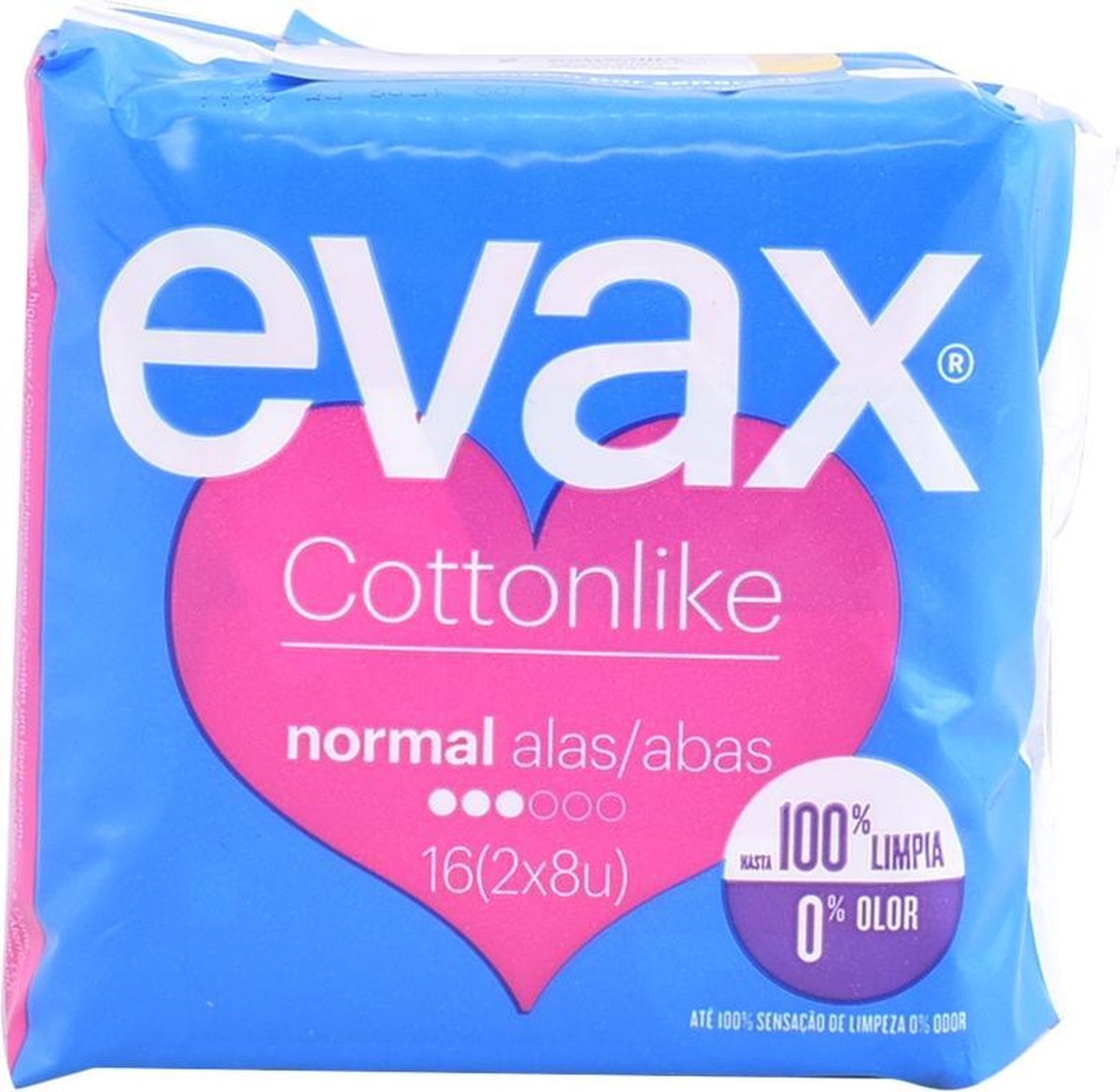 Goedkoopste Normaal Maandverband met vleugels Cottonlike Evax