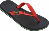 Ipanema Classic Brasil Kids Slippers - Zwart/Rood - Maat 29/30