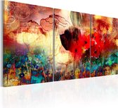 Schilderijen Op Canvas - Schilderij - Garden of Colours 60x30 - Artgeist Schilderij