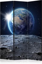 Kamerscherm - Scheidingswand - Vouwscherm - View of the Blue Planet [Room Dividers] 135x172 - Artgeist Vouwscherm