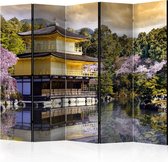 Kamerscherm - Scheidingswand - Vouwscherm - Japanese landscape II [Room Dividers] 225x172 - Artgeist Vouwscherm