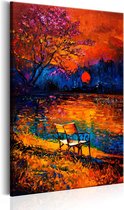 Schilderijen Op Canvas - Schilderij - Colours of Autumn 80x120 - Artgeist Schilderij