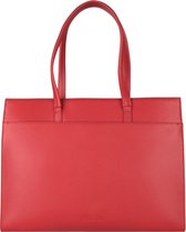 The Little Green Bag Handtas Cassia Laptop Tote 15.6 Inch Rood