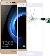 Voor Huawei Honor V8 0.26mm 9 H Oppervlaktehardheid Explosieveilig Zeefdruk Gehard Glas Volledig scherm Film (wit)