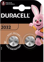 Piles bouton Duracell CR2032 - 2 pièces